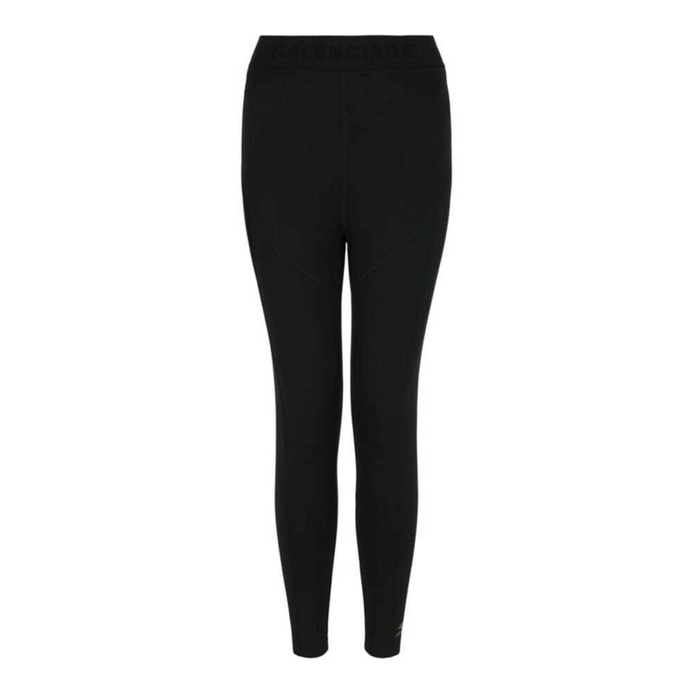 Balenciaga Athletic Cut Spandex Leggings Multi Womens